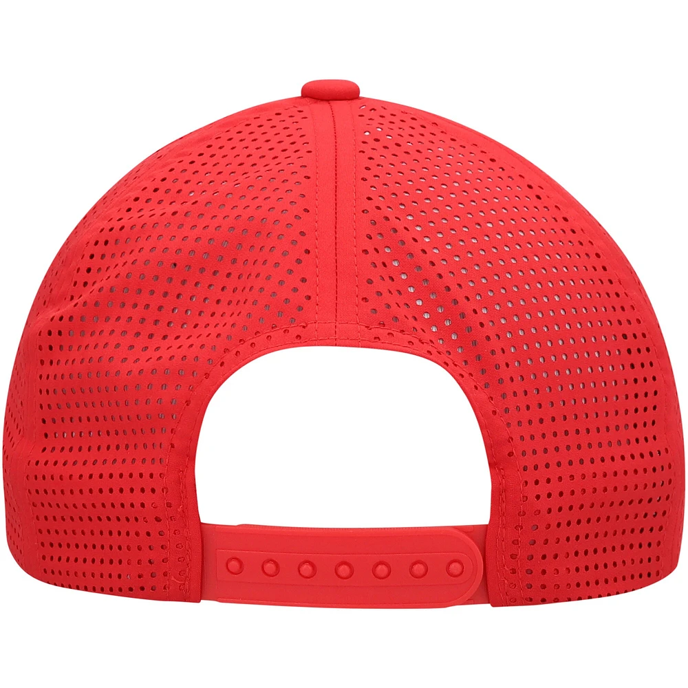 Men's Brixton Red Crest X Trucker Snapback Hat