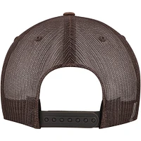 Men's Brown Brixton Grade Trucker Snapback Hat