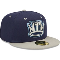 Men's New Era Navy/Gray Brooklyn Jefes Copa De La Diversion 59FIFTY Fitted Hat