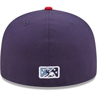 Men's New Era Navy Brooklyn Cyclones Authentic Collection 59FIFTY Fitted Hat