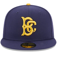 Men's New Era Navy Brooklyn Cyclones Authentic Collection Alternate Logo 59FIFTY Fitted Hat