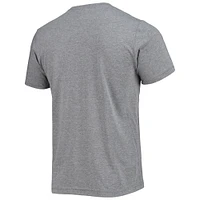 Men's Homage Jackie Robinson Gray/Royal Cooperstown Collection Tri-Blend Icons T-Shirt