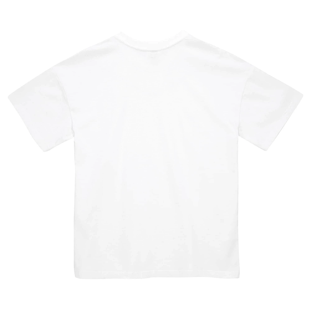 Men's Mitchell & Ness Jackie Robinson White Brooklyn Dodgers Cooperstown Collection Sliding 42 T-Shirt
