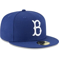 Men's New Era Royal Brooklyn Dodgers Cooperstown Collection Wool 59FIFTY Fitted Hat