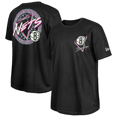 T-shirt phosphorescent noir Brooklyn Nets de New Era