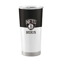 Brooklyn Nets 20oz. Colorblock Stainless Steel Tumbler
