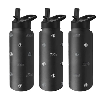 Bouteille de boisson rafraîchissante Steep and Repeat de 34 oz des Brooklyn Nets