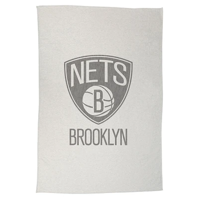 Couverture sweat-shirt 54" x 84" des Brooklyn Nets