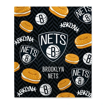 Brooklyn Nets 60'' x 70'' Couverture polaire avec logo Hometown