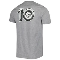 Men's '47 Heather Gray Brooklyn Nets 10th Anniversary Backer T-Shirt