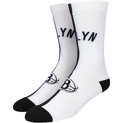 Chaussettes mi-mollet fendues Brooklyn Nets pour hommes