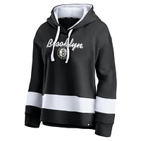 Men's Fanatics Black Brooklyn Nets Block Party Major Play - Pullover Hoodie