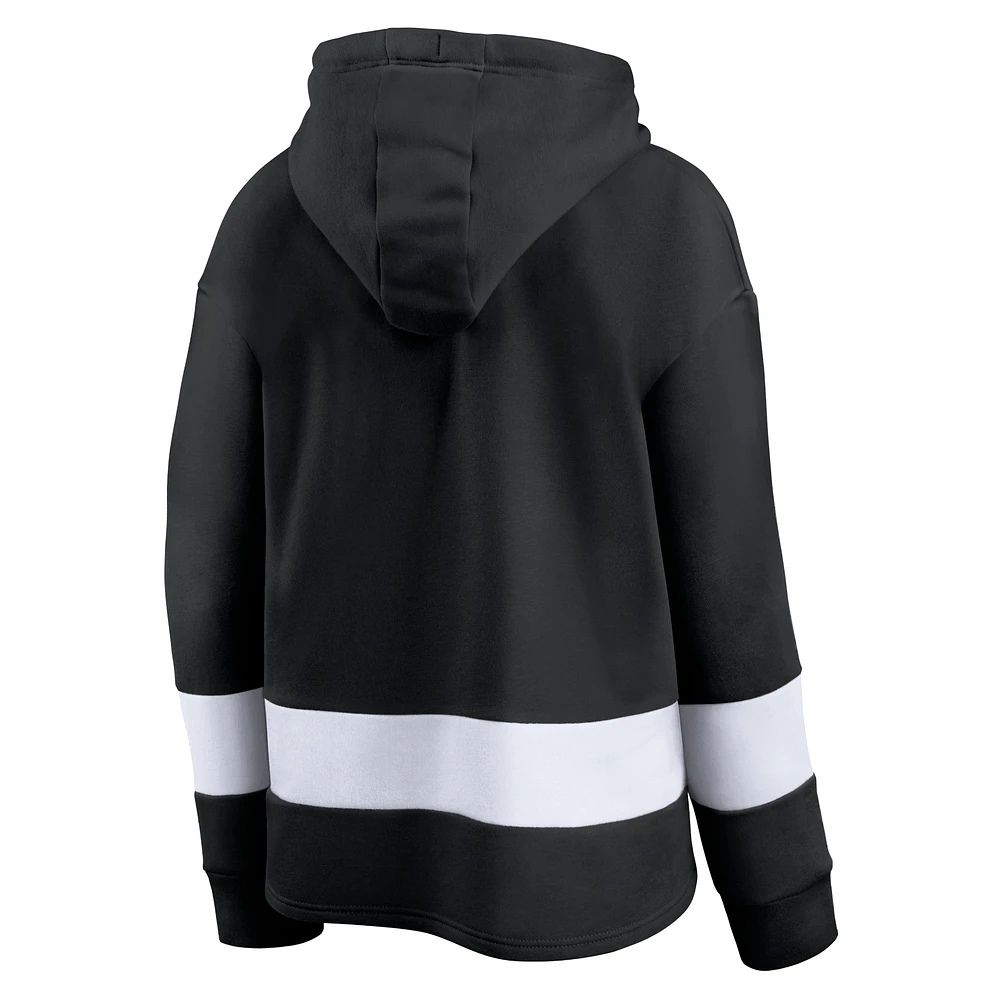 Men's Fanatics Black Brooklyn Nets Block Party Major Play - Pullover Hoodie