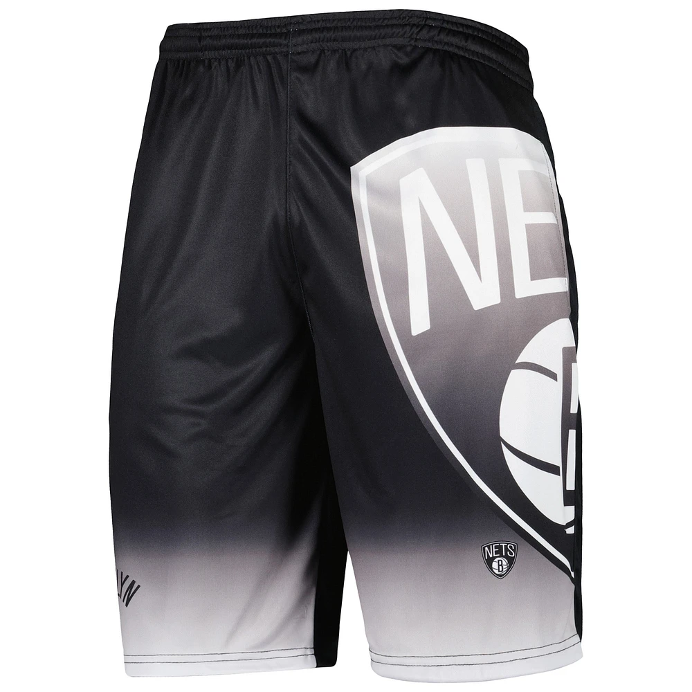 Men's Fanatics Black Brooklyn Nets Graphic Shorts