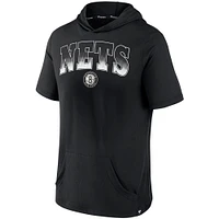Men's Fanatics Black Brooklyn Nets Guard The Rim Hoodie T-Shirt