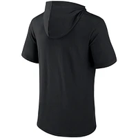 Men's Fanatics Black Brooklyn Nets Guard The Rim Hoodie T-Shirt