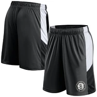 Men's Fanatics  Black Brooklyn Nets Practice Performance Shorts