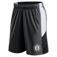 Men's Fanatics  Black Brooklyn Nets Practice Performance Shorts