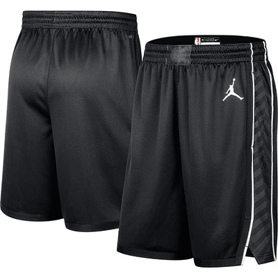 Jordan Brand Short Brooklyn Nets 2022/2023 Statement Edition Swingman Performance pour homme Noir
