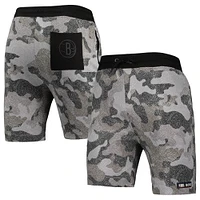 Short NBA x Hugo Boss Brooklyn Nets Black Slam Camo pour homme