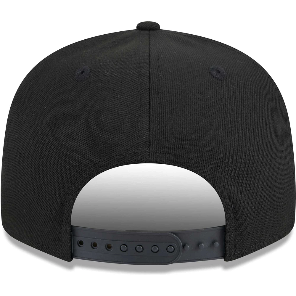 Men's New Era Black Brooklyn Nets Gameday 9FIFTY Snapback Hat