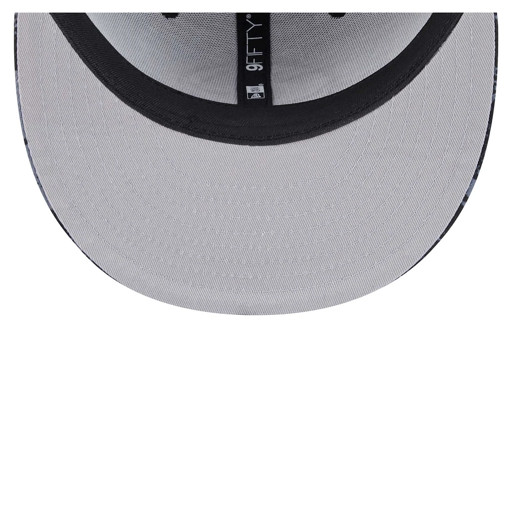 Men's New Era Black Brooklyn Nets Tip-Off 9FIFTY Snapback Hat