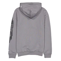Men's New Era Brooklyn Nets Charcoal Tip-Off Collection Pullover Hoodie