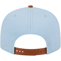 Men's New Era Light Blue/Brown Brooklyn Nets 2-Tone Color Pack 9FIFTY Snapback Hat