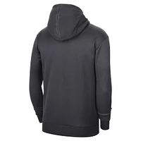 Men's Nike Anthracite Brooklyn Nets 2022/23 Spotlight On-Court Practice Performance Pullover Hoodie