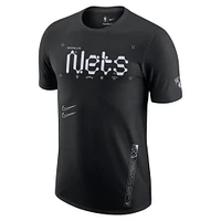 Men's Nike Black Brooklyn Nets Courtside Air Traffic Control Max90 T-Shirt
