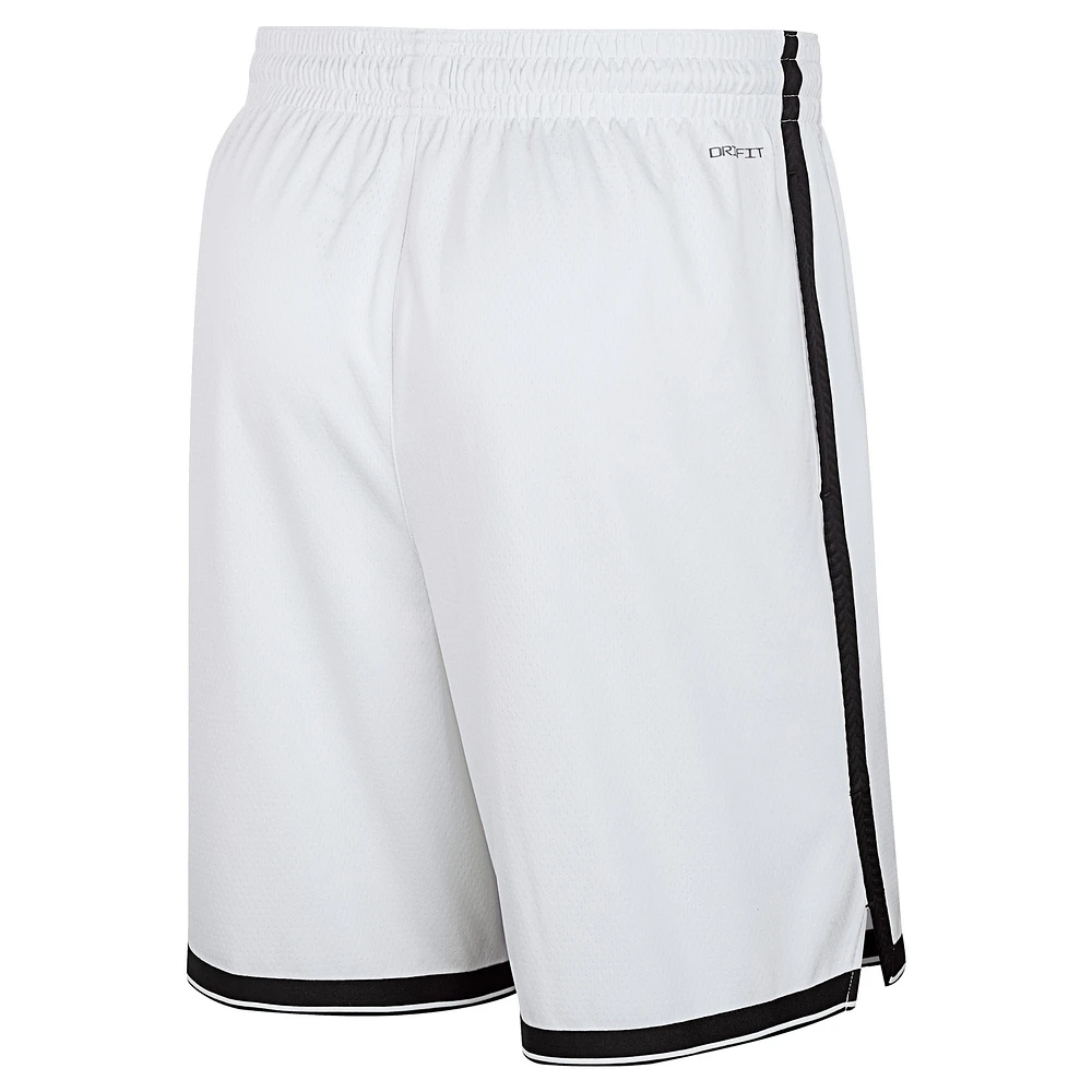 Men's Nike White Brooklyn Nets 2024/25 Association Edition Swingman Shorts