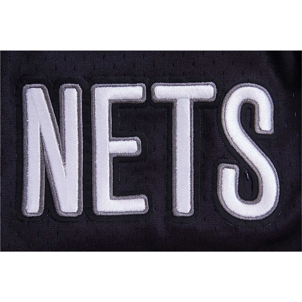 Men's Pro Standard  Black/Gray Brooklyn Nets Ombre Mesh Button-Up Shirt