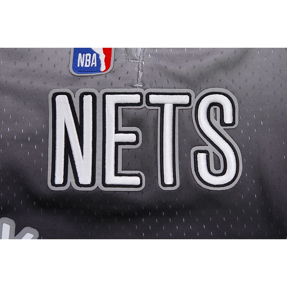 Men's Pro Standard Black/Gray Brooklyn Nets Ombre Mesh Shorts