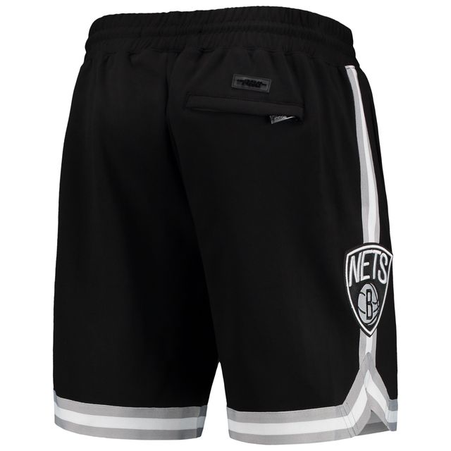Short Pro Standard Brooklyn Nets en chenille noir pour homme
