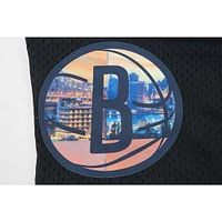 Men's Pro Standard Black Brooklyn Nets City Scape Mesh Shorts