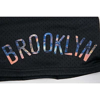 Men's Pro Standard Black Brooklyn Nets City Scape Mesh Shorts