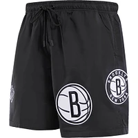 Men's Pro Standard Black Brooklyn Nets Classics Woven Shorts