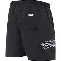 Men's Pro Standard Black Brooklyn Nets Classics Woven Shorts