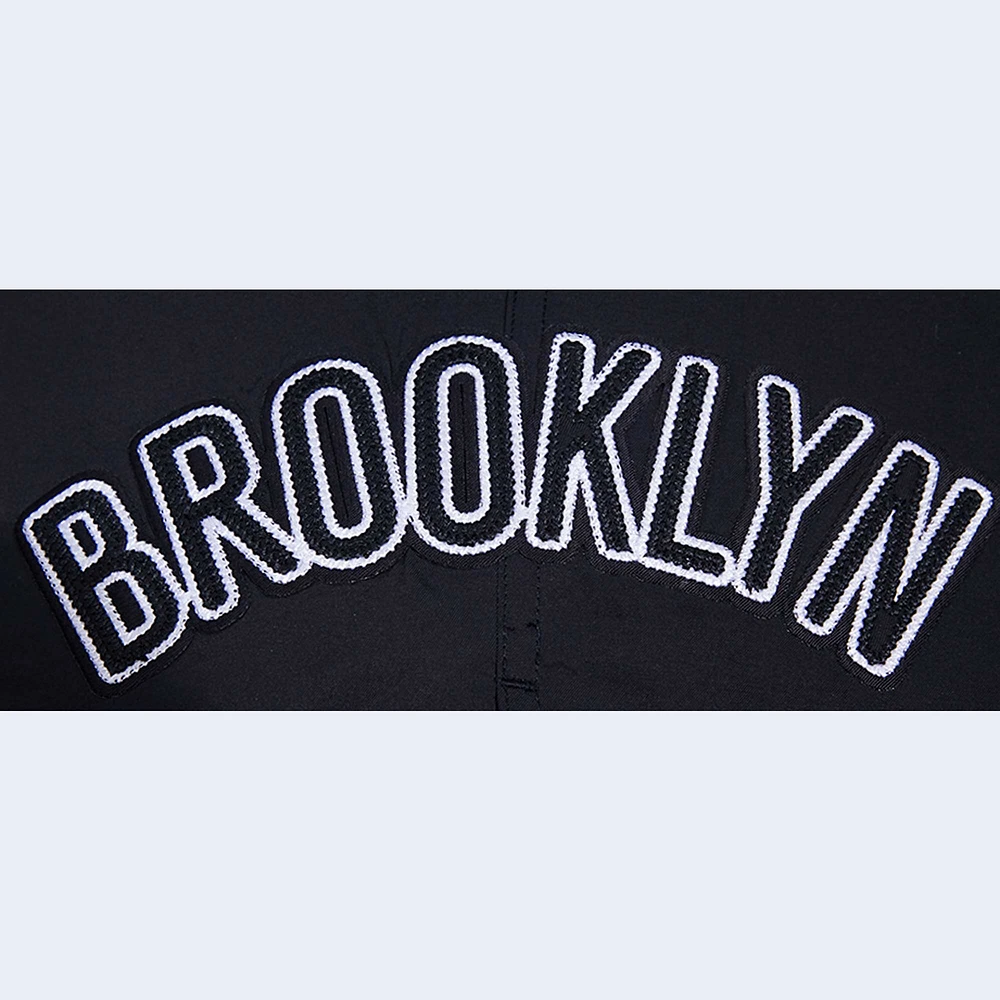 Men's Pro Standard Black Brooklyn Nets Classics Woven Shorts