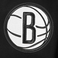 Men's Pro Standard Black Brooklyn Nets Paint the City Drop Shoulder Sweatshirt