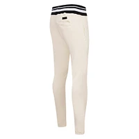 Men's Pro Standard Cream Brooklyn Nets Retro Classic Fleece Sweatpants