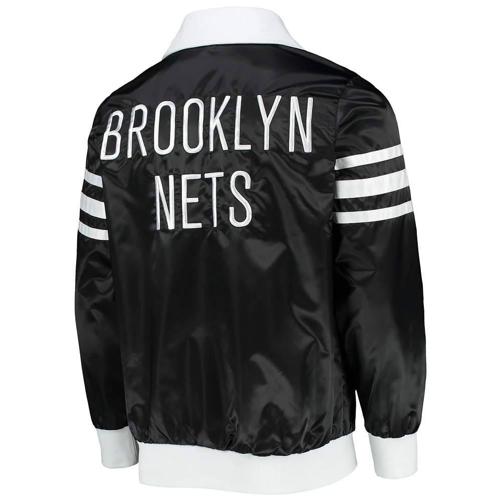 Veste universitaire à fermeture éclair complète The Captain II Brooklyn Nets pour homme