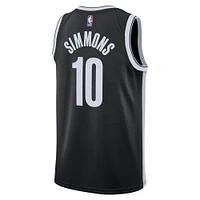Maillot Swingman Nike Ben Simmons Brooklyn Nets 2021/22 Noir - Icon Edition