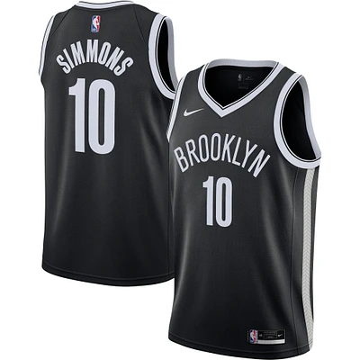 Maillot Swingman Nike Ben Simmons Brooklyn Nets 2021/22 Noir - Icon Edition
