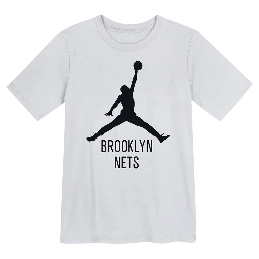 Jordan Brand - Brooklyn Nets T-shirt essentiel Jumpman pour enfants d'âge préscolaire