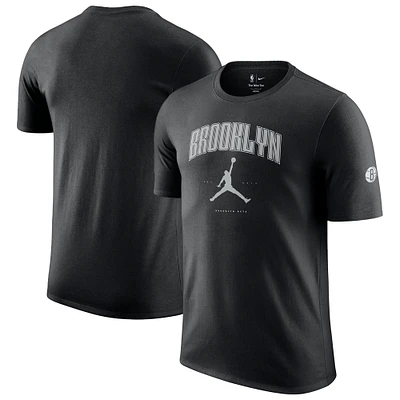 T-shirt unisexe Jordan Brand Essential Cities noir des Brooklyn Nets