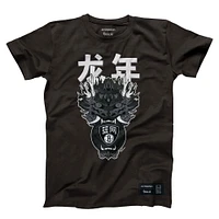 Unisex Hyperfly  Heather Black Brooklyn Nets Year of the Dragon Lunar New Collection T-Shirt