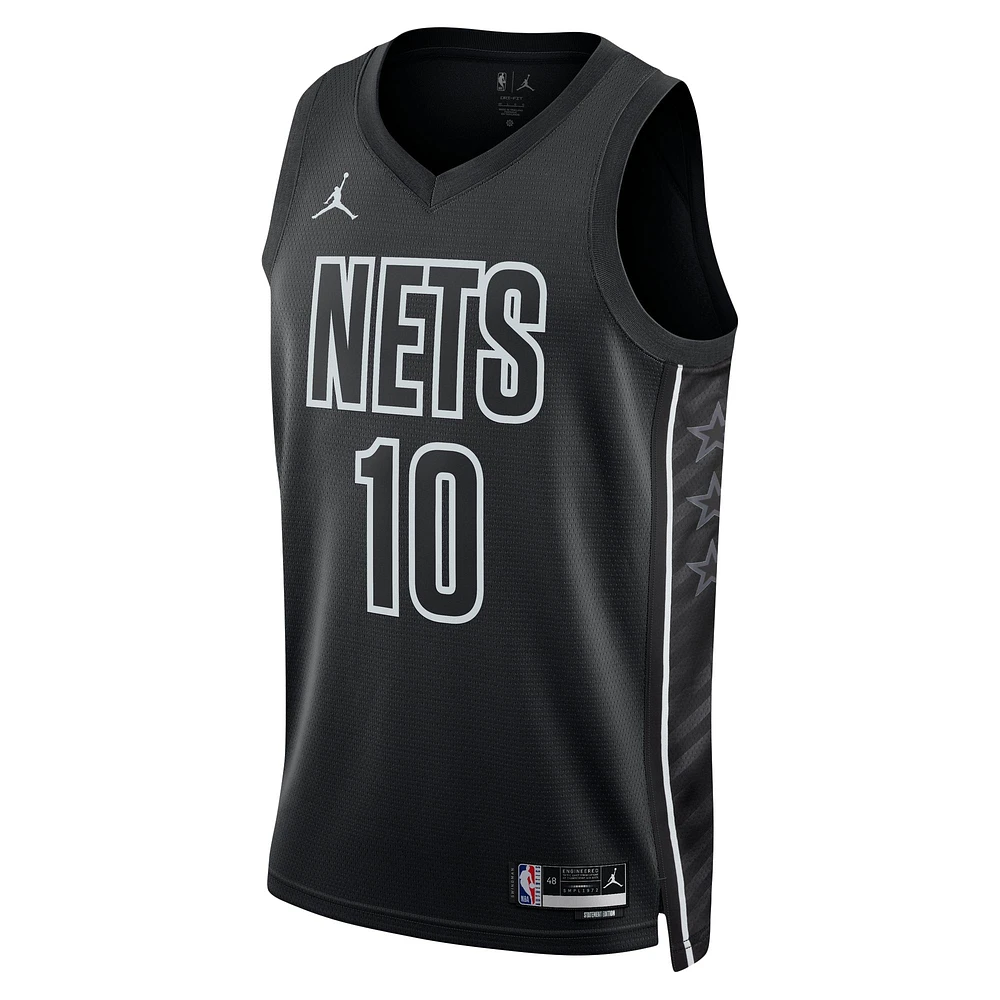 Unisex Jordan Brand Ben Simmons Black Brooklyn Nets Swingman Jersey - Statement Edition