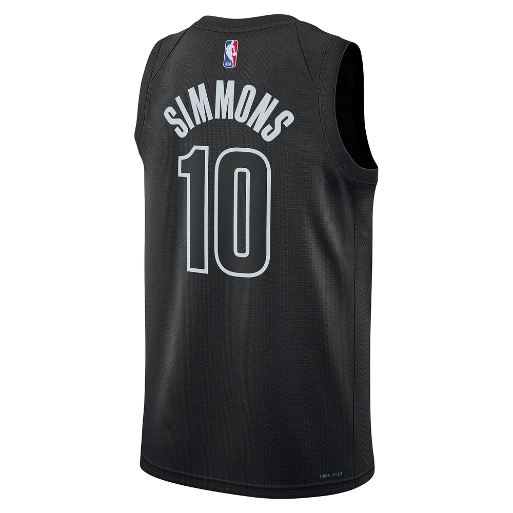 Unisex Jordan Brand Ben Simmons Black Brooklyn Nets Swingman Jersey - Statement Edition
