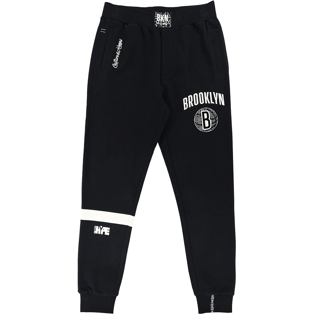 Unisex NBA x Two Hype Brooklyn Nets Culture & Hoops Heavyweight Jogger Pants